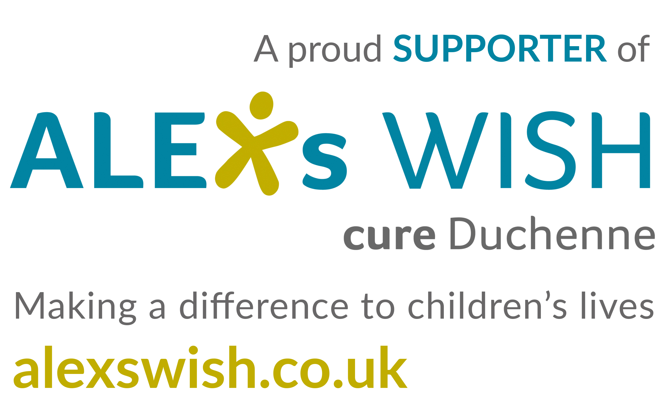 A proud supporter of Alex's Wish